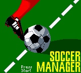 Soccer Manager (Europe) (En,Fr,De,Es) Title Screen
